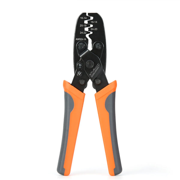AWG24-14 Non-Insulated Open Barrel Terminal Crimper for Molex, Delphi, AMP/Tyco Connectors