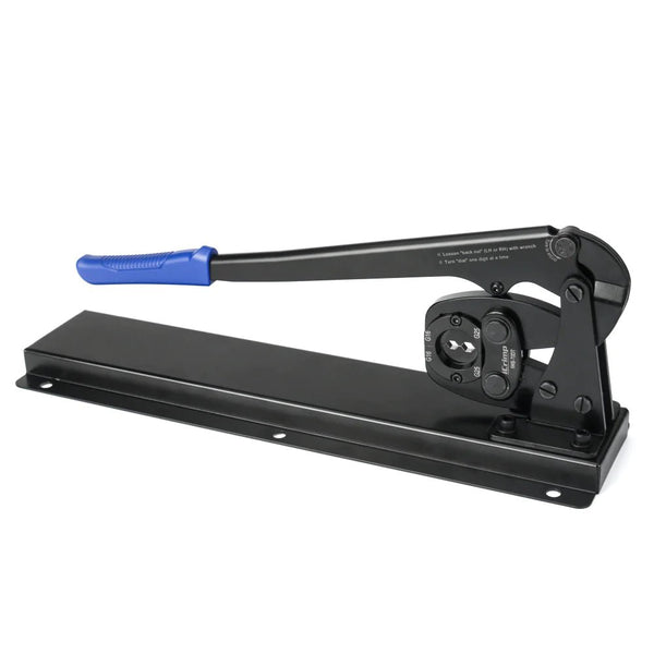 Battery Lug Crimper for Copper&Aluminum Lugs 6-70mm² AWG 10-2/0 Bench Mount Type (Hexagonal Type Crimper)