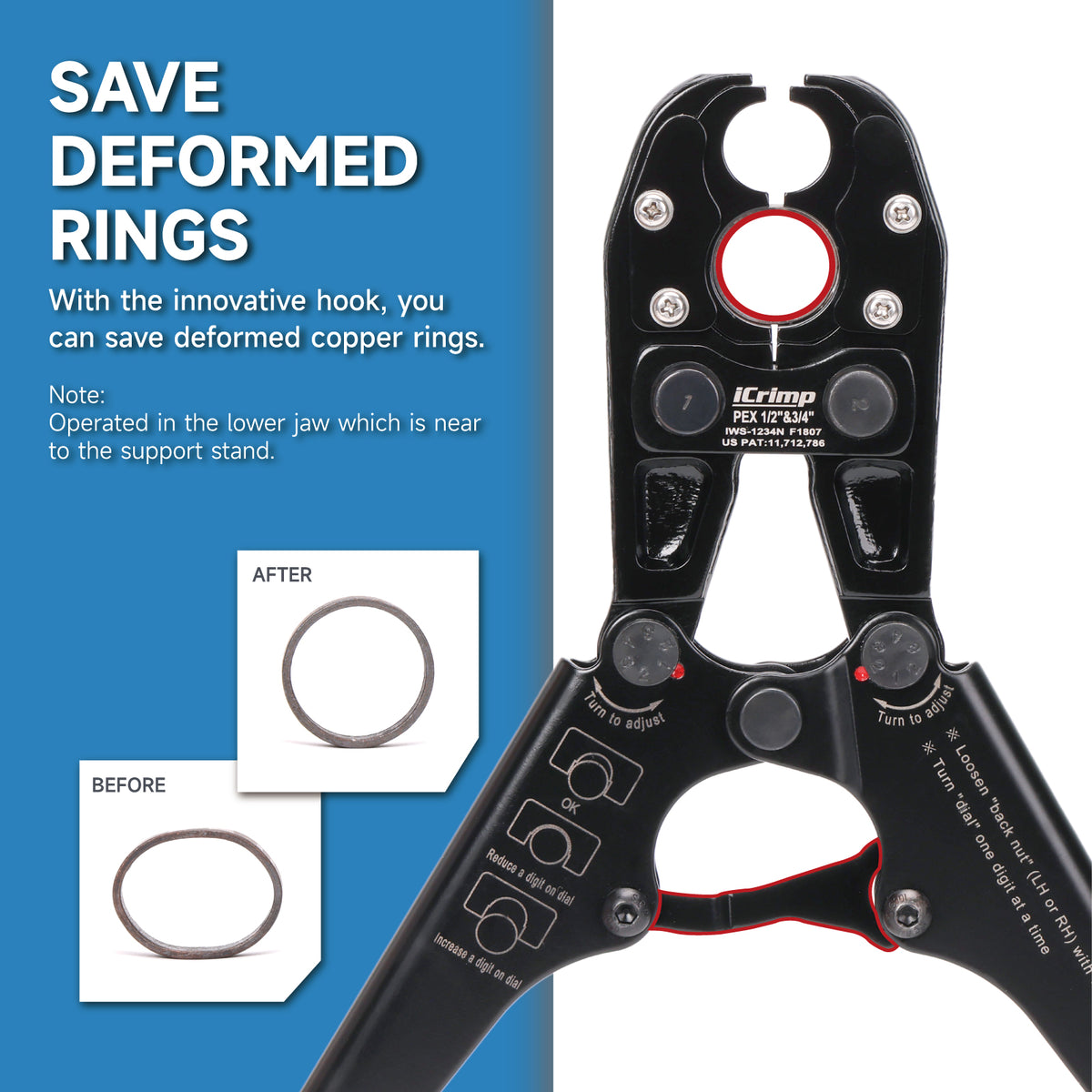save deformed rings