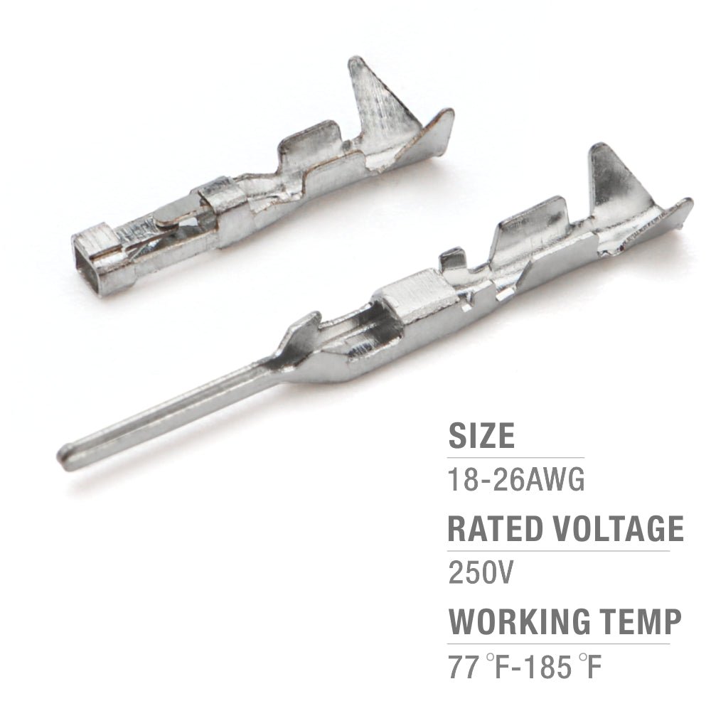 Terminal size 18-26 AWG