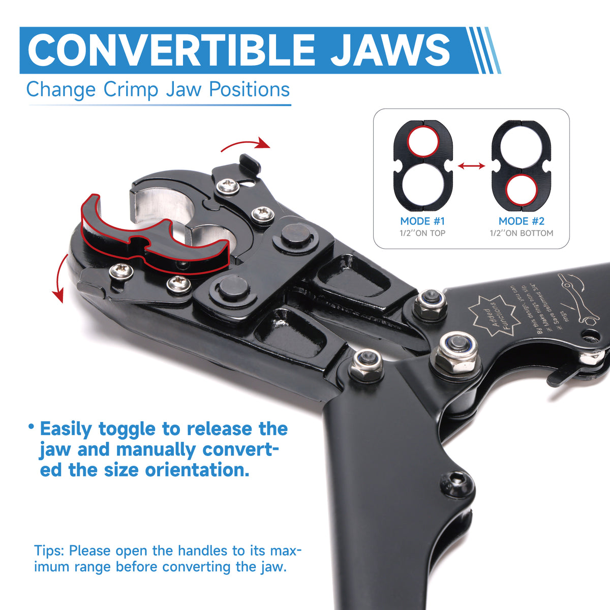 convertible jaws
