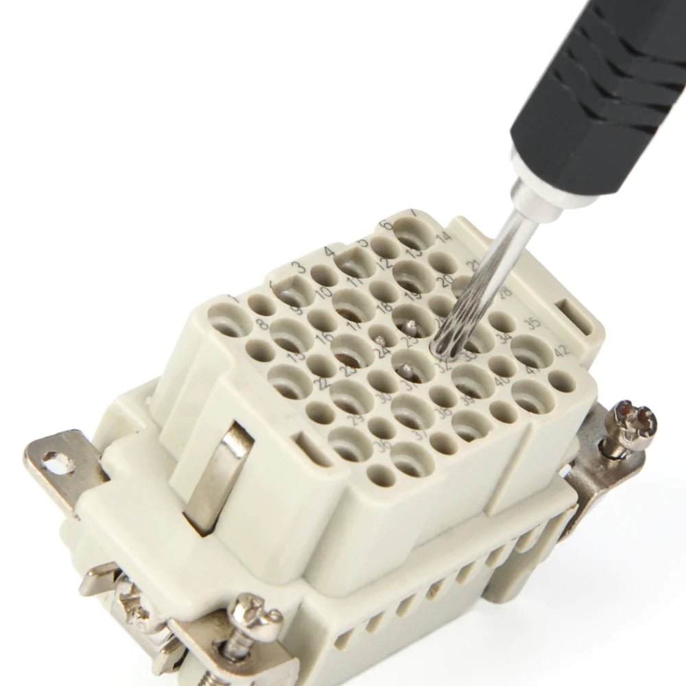 Removal Tool for Heavy Duty Connector Contacts Extraction