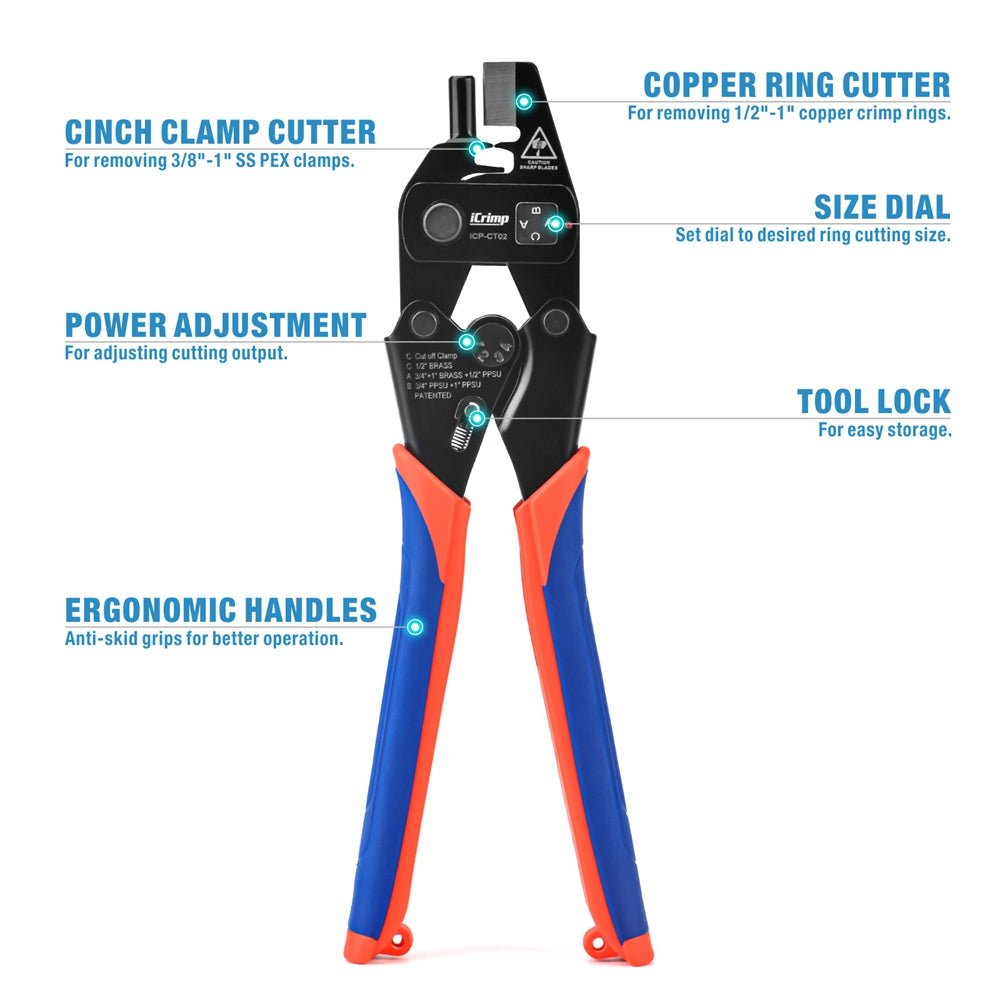 Characteristics of PEX Expansion Rings Removal Tool