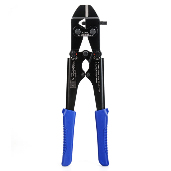 IWS-0670C Punch Type Battery Lug Crimper for 6-70 mm² (AWG10-2/0) Copper and Aluminum Battery Cable Lugs