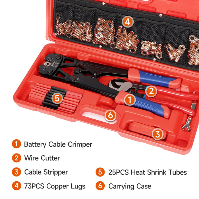 Battery Cable Lug Crimping Tool
