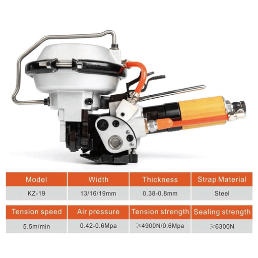 KZ-19 PNEUMATIC STEEL COMBINATION STRAPPING TOOLS