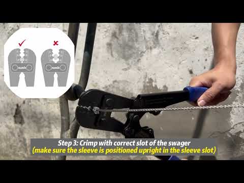 Wire Rope Crimping Tool