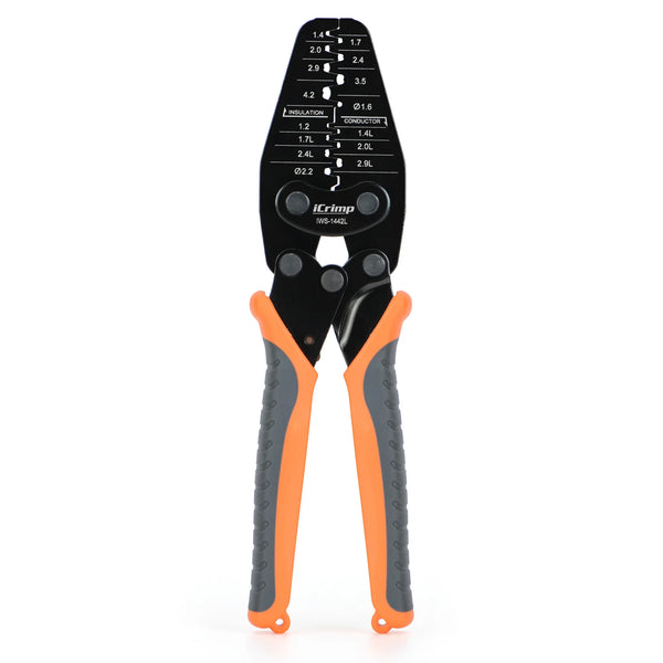 IWS-1442L Micro Connector Crimper for AWG30-14 Open Barrel Terminals from Molex, TE AMP