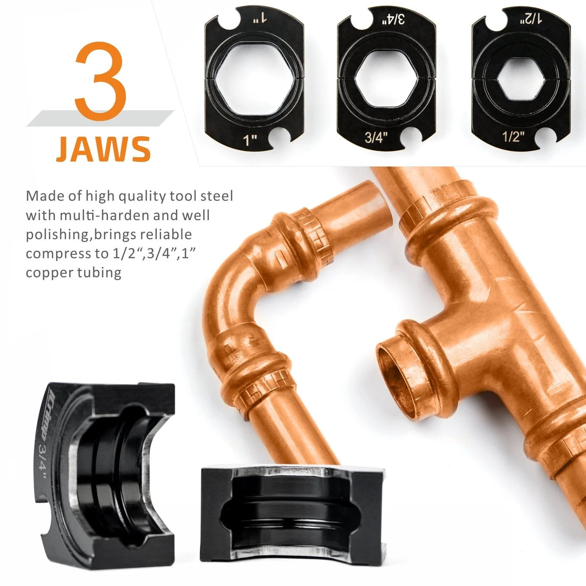 Copper Tubing Press 3 jaws