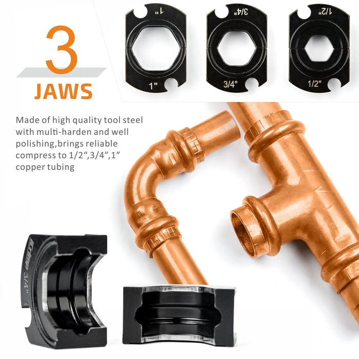 Copper Tubing Press 3 jaws