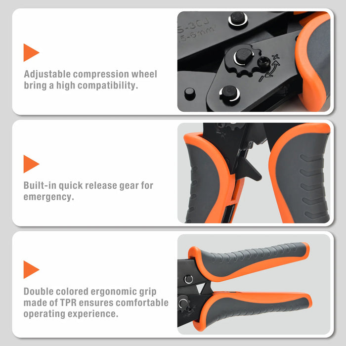 Characteristics of Ratchet Wire Crimping tool