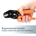 Ratcheting Wire Crimping Tool ergonomical handle