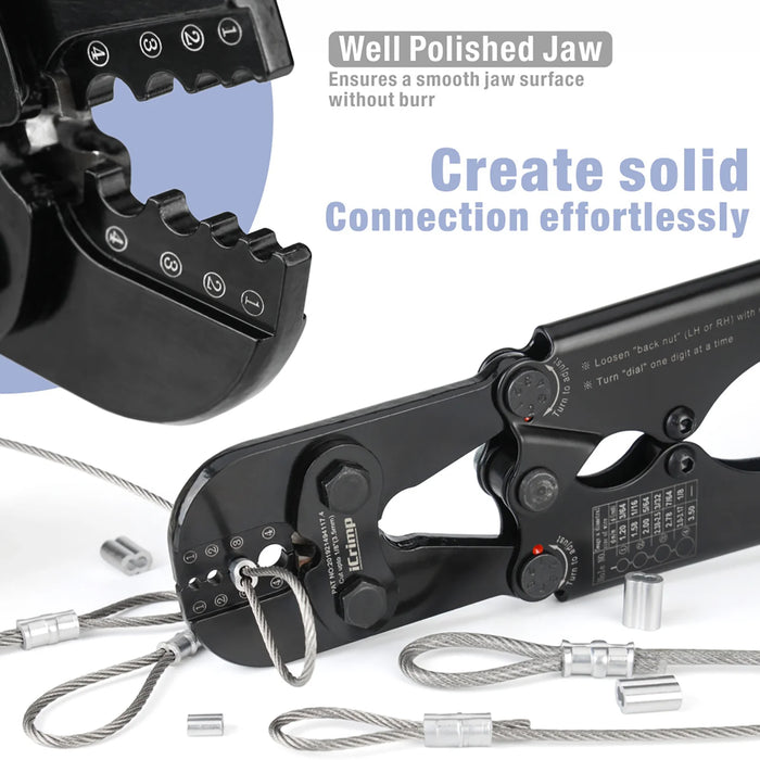 Swaging Tool well polished jaw