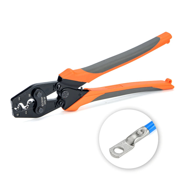 IWS-38 Non-Insulated Terminal Crimping Tool for AWG8-2 Butt/Splice/Open/Plug Connectors