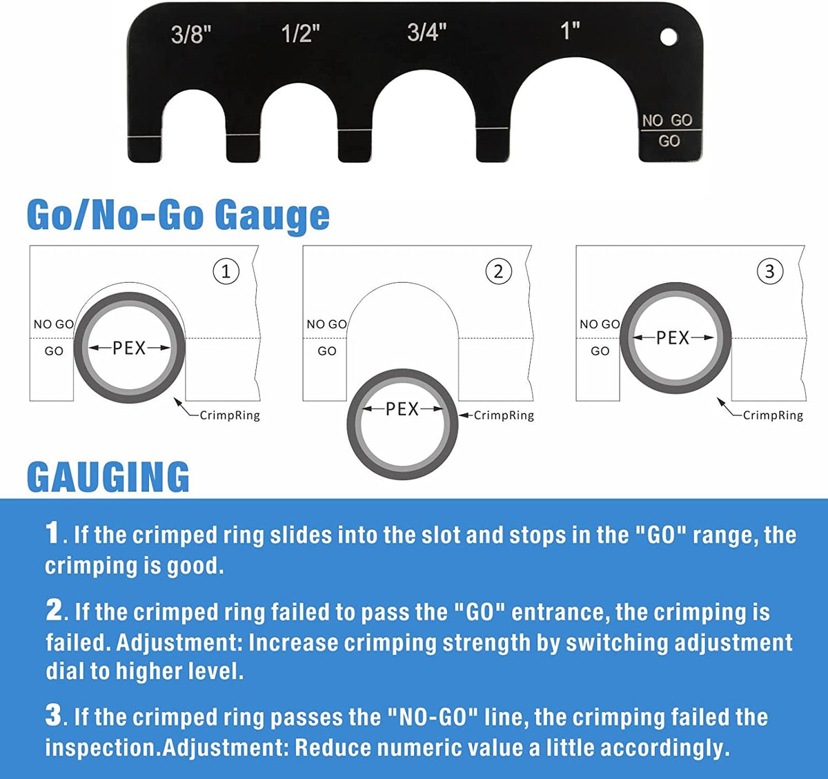 Go/No-Go Gauge