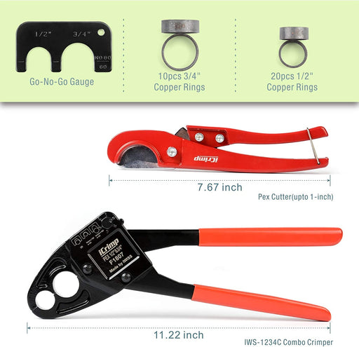 Pex Pipe Plumbing Crimping Tool