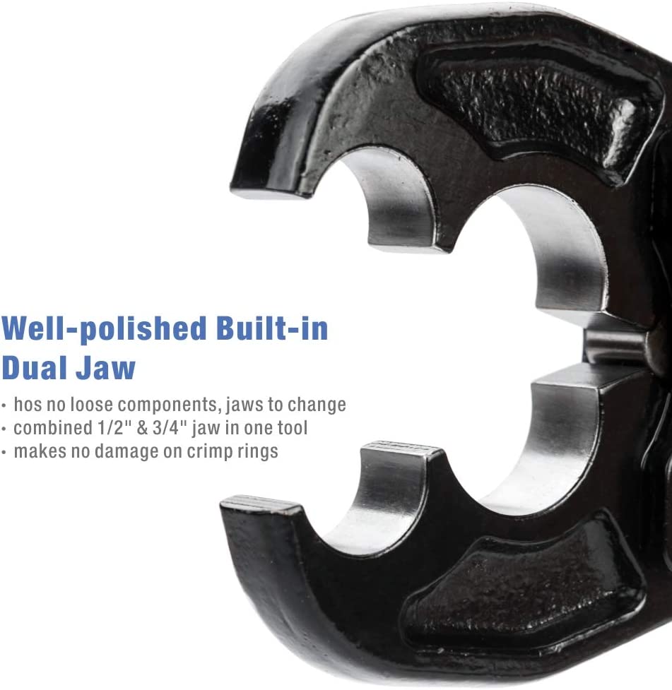 Well polished built in dual jaw