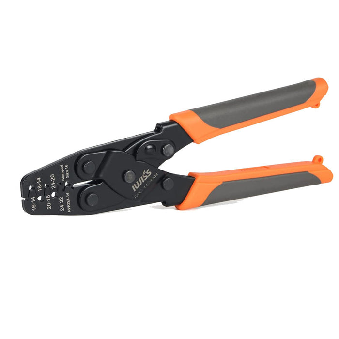iCrimp IWC-1424AN Deutsch Stamped Contacts Crimping Tool, DT Series Crimp Tool for Size 16 Contacts, 14-24AWG Non Insulated Open Barrel Terminals