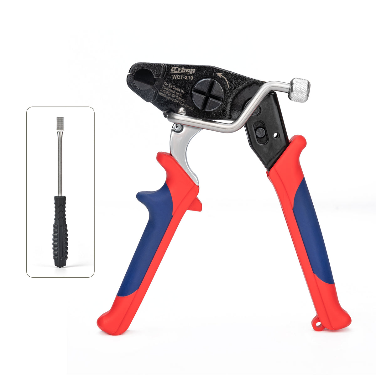 トイガン Conti Stainless Steel Cable Tie Gun Fastening & Cutting up to 19mm