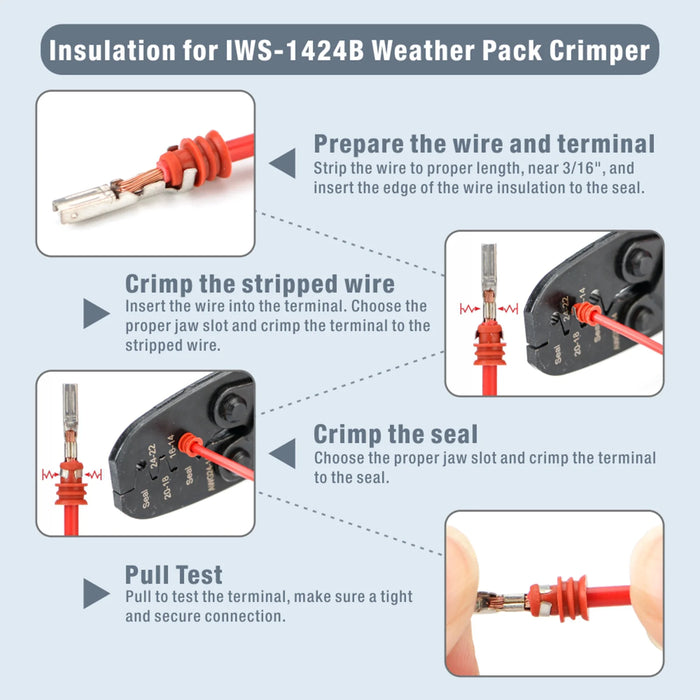 Insulation for IWS-1424B Weather Pack Crimper