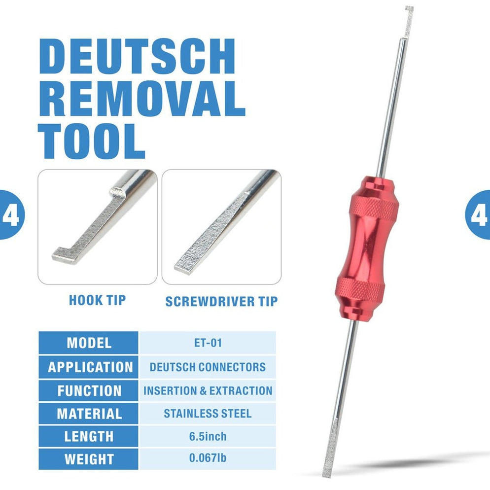 Deutsch DT Connector Kit with Size 16 Solid Contacts, 191Pcs — iCrimp Tools