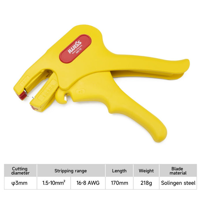 IWE-7S Solar Stripper & Cutting Tool For 1.5-10mm² Common Photovoltaic Cables