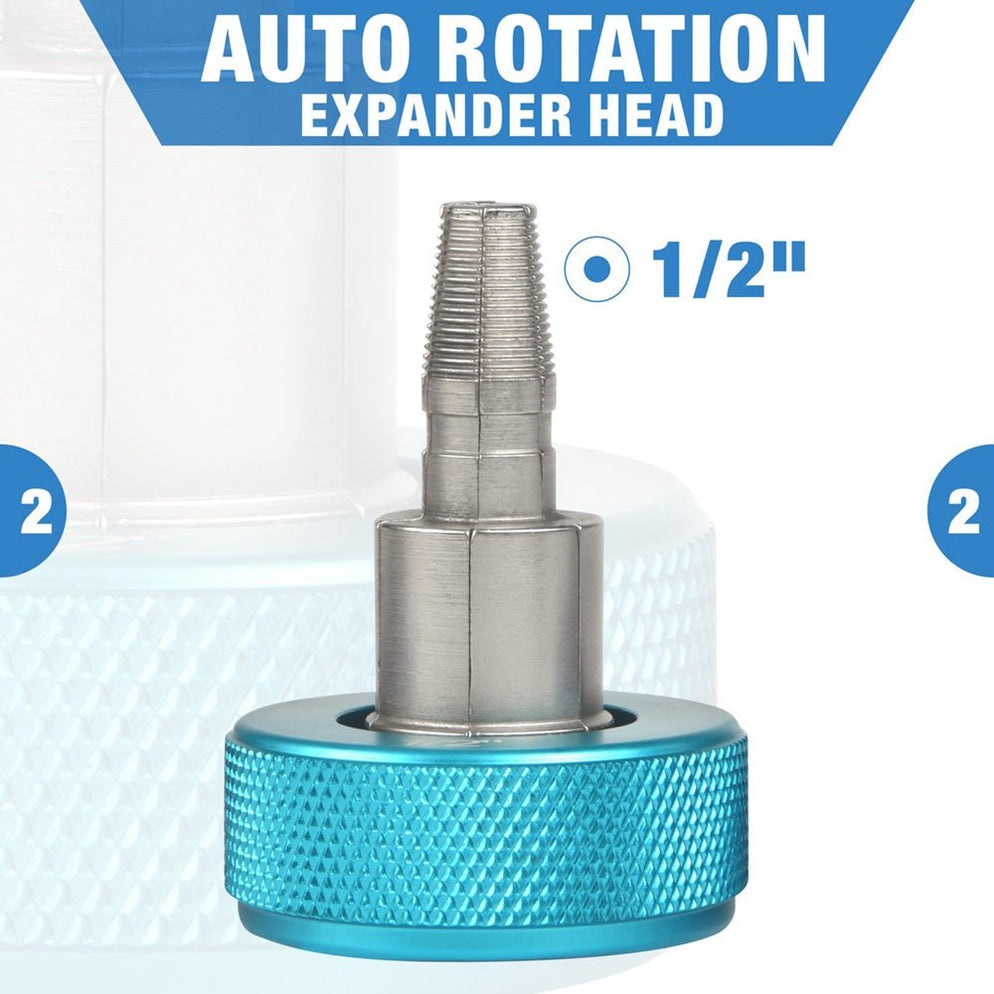 Auto Rotate PEX-a Tubing Expander with 1/2