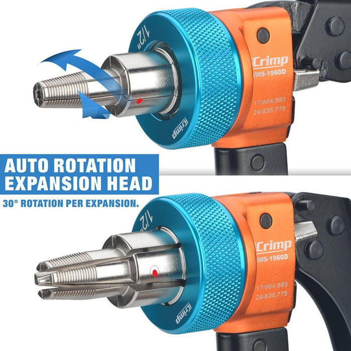 Auto Rotate PEX-a Tubing Expander with 1/2