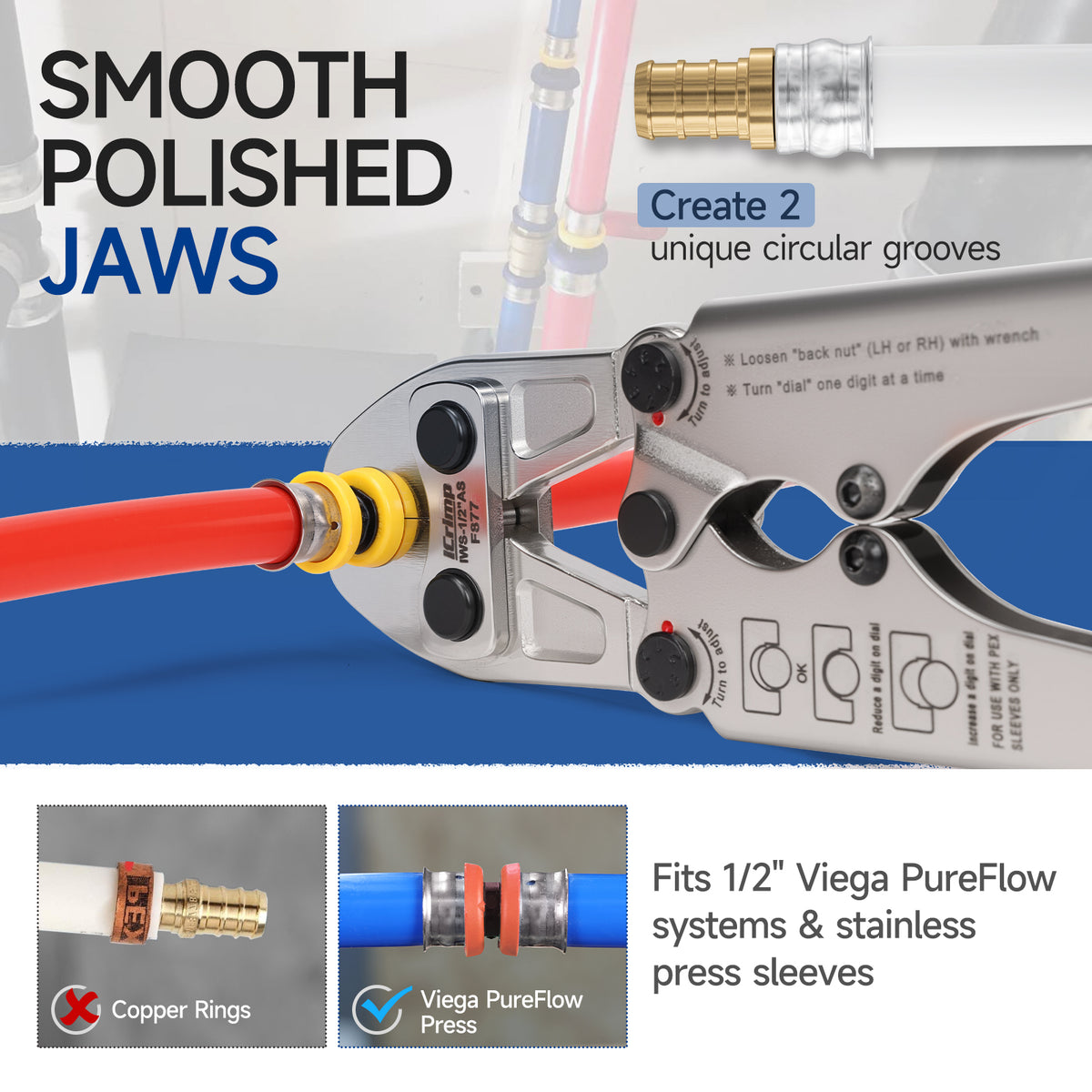 smooth polished jaws