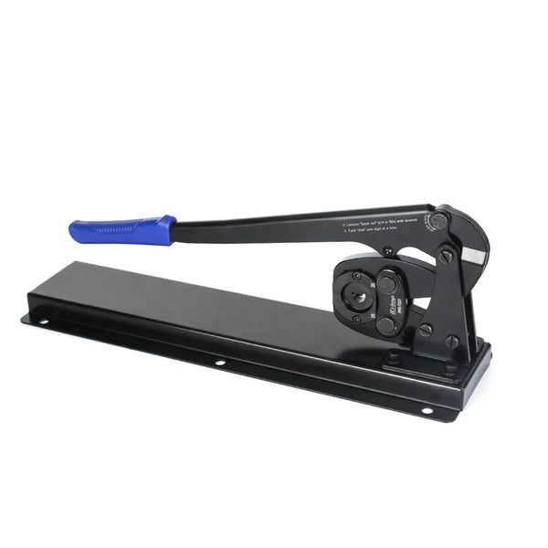 Battery Lug Crimper for Battery Cable, Tubular Cable Lugs 6-70mm² AWG 10-2/0 Bench Mount Type (Punch/Point Type Crimper)