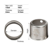 1/2" Stainless Steel Press Sleeve