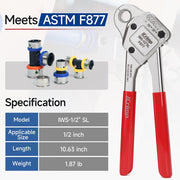 F877 SS Ring crimping tool