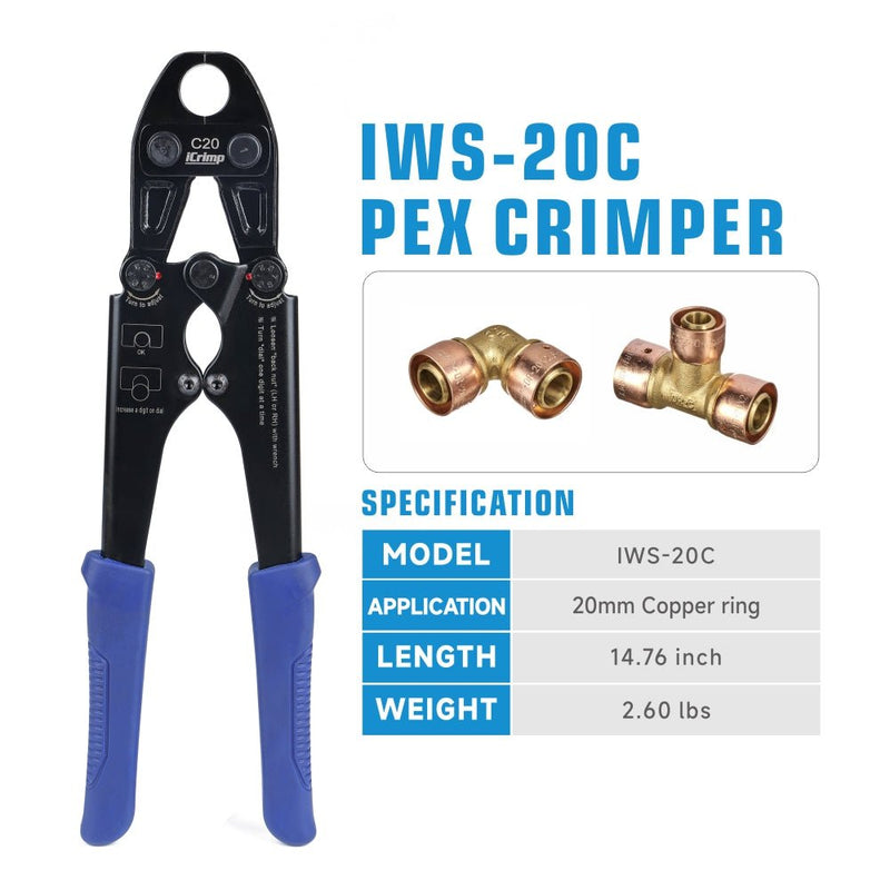 20mm Copper Pex Crimp Rings Crimper