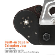 Built in square crimping jaw of AM-6-6