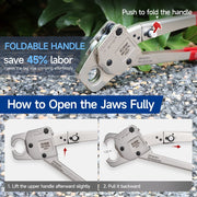 how to open the jaws fully