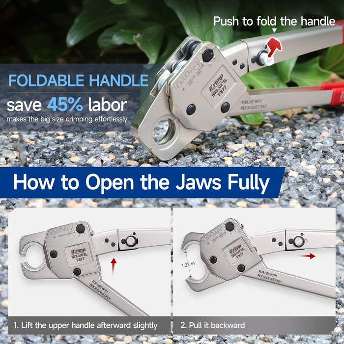 how to open the jaws fully