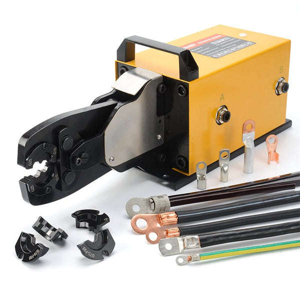 Pneumatic Crimp Tool for 6-70mm² Battery Cable Lugs