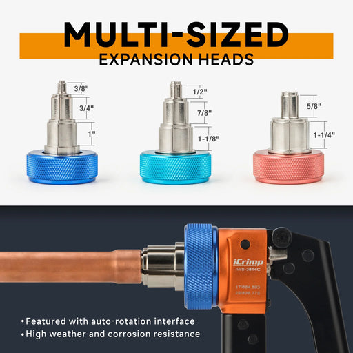 Multi sized expansion heads
