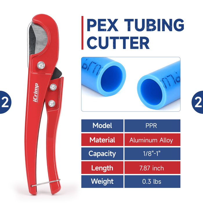 PEX tubing cutter