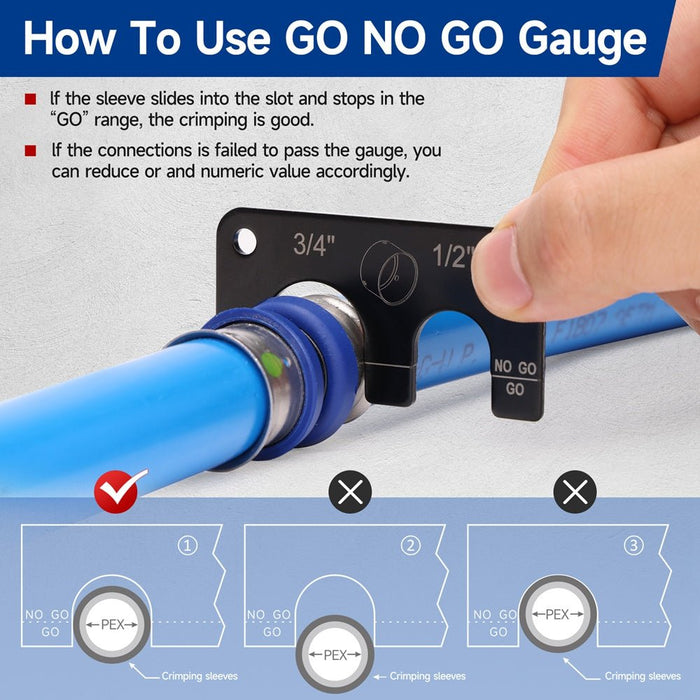how to use go no go gauge