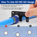 how to use go no go gauge