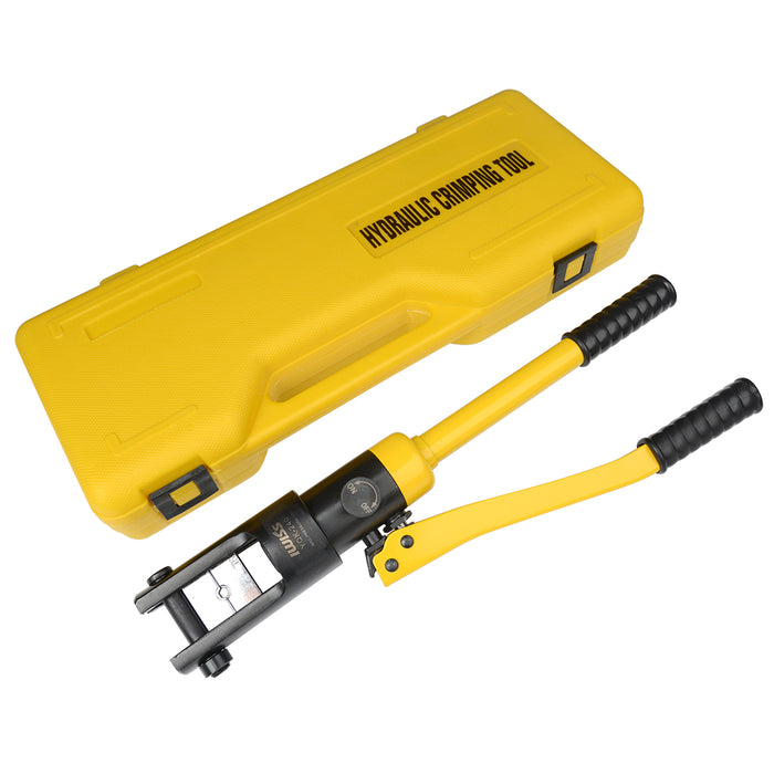 iCrimp YQK-240 Hydraulic Wire Cable Lug Terminal Crimpers Crimping Tool 10 Dies