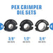 pex crimper die sets
