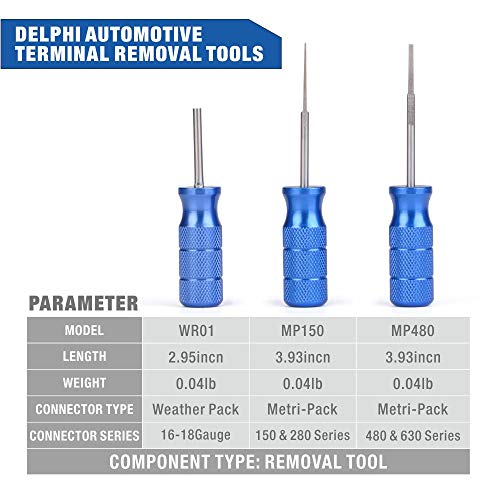 Extractor Tool, Removal Tools for Weather Pack and Metri-Pack Connectors-3 Pack
