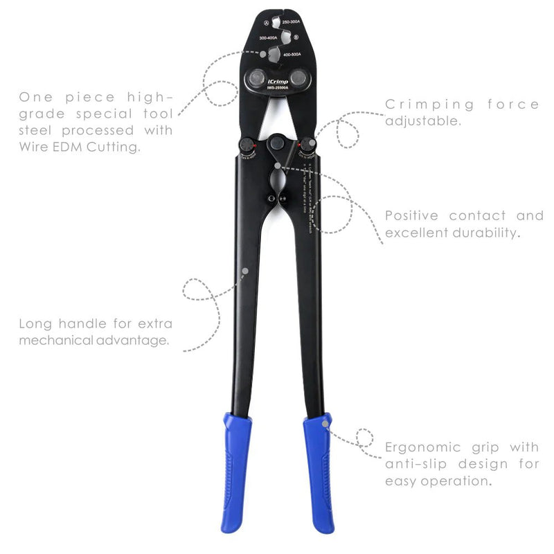 Characteristics of Battery Lugs and Open Barrel Connectors Crimping Tools