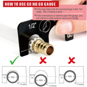 how to use go no go gauge