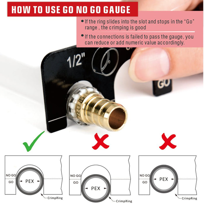 how to use go no go gauge