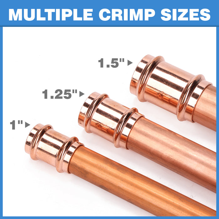 multiple crimp size