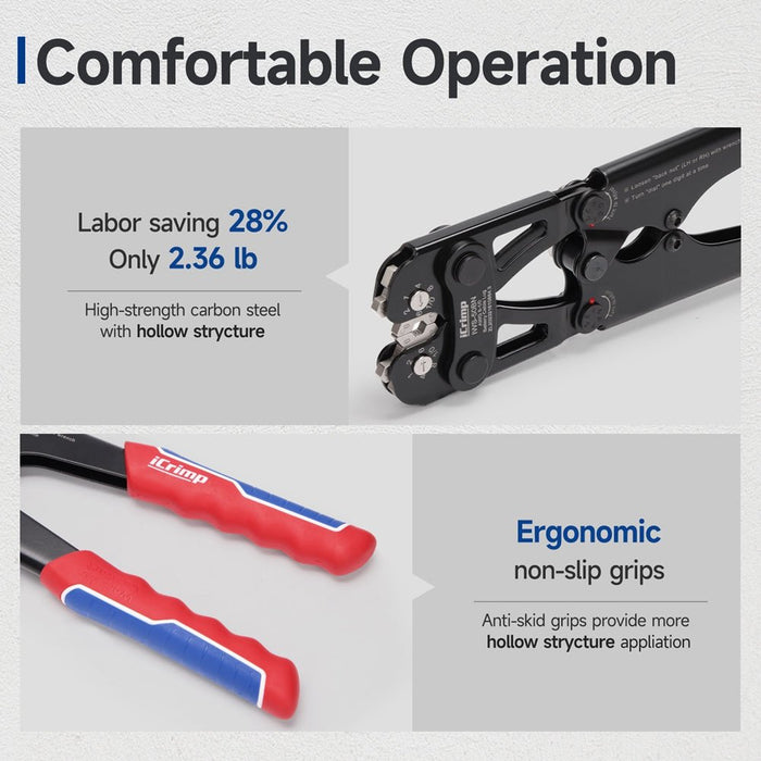 comfortable operation