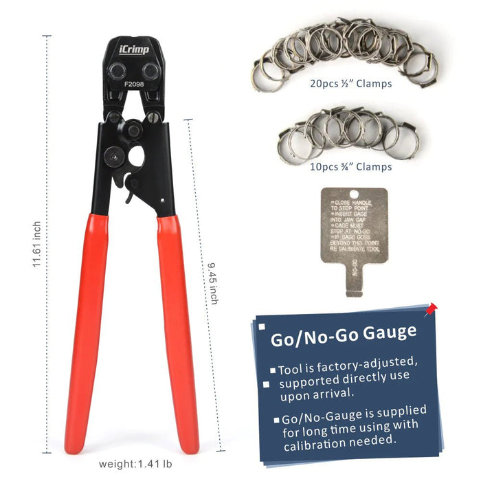 Pex A Expansion Tool IWISS PEX Cinch Tool (3/8” To